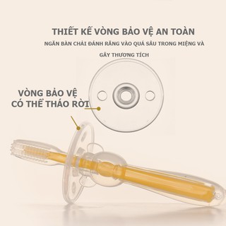 【COD & READY STOCK】Bàn chải đánh răng silicone mềm mại cho bé
