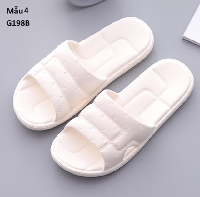 Dép nhựa quai ngang đế bằng chống trơn trượt, siêu nhẹ êm chân dành cho nam nữ G198B - Thời Trang Dương