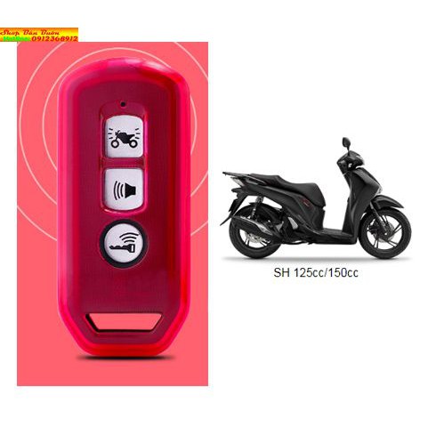 BỌC CHÌA KHÓA SMARKEY SH, SH MODE-TRONG SUỐT-DẺO