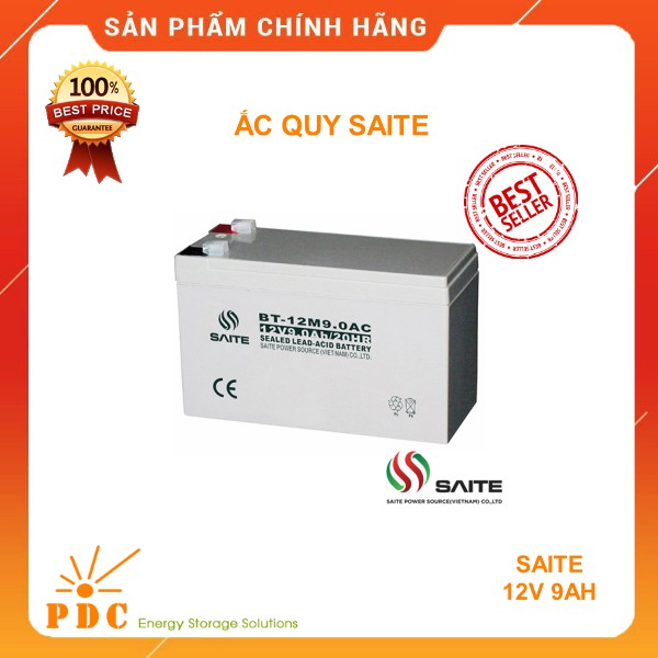 ẮC QUY SAITE 12V 9AH (BT-12M9.0AC) - Chuyên dùng cho UPS