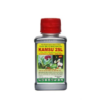 Kamsu 2sl chai 100ml - thuốc đặc trị bệnh thán thư trên hoa kiểng lan, hồng, mai