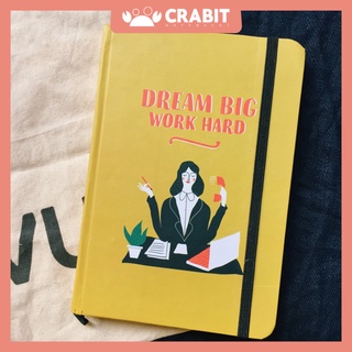 Sổ tay Grid Crabit - Ruột ô vuông - Dream vàng (1555)