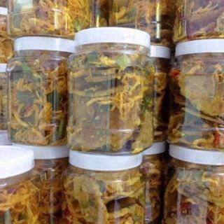 Cơm cháy lắc khô gà 1kg gồm 2hủ