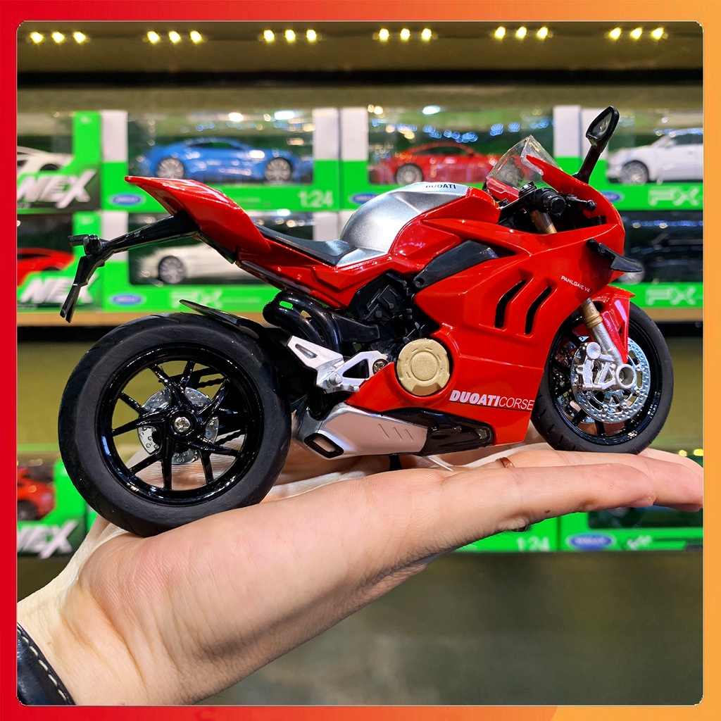 Xe mô hình Ducati1199 Panigale V4s tỉ lệ 1:12 Alloy