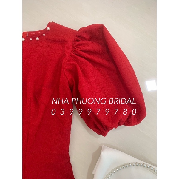 Áo Dài Trắng “Sương Mai”_Áo Dài Thiết Kế Tay Chuông Nhẹ Nhàng, Tinh Khôi.