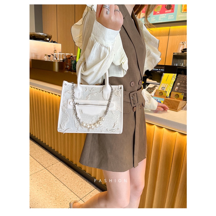 Túi vải JASMIN NOIR phối tua thời trang dành cho nữ