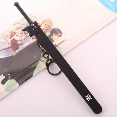 Mô hình kirito sword art onlinen - Móc khóa kiếm Sword Art Online (Tặng bộ giá đỡ) - AOT