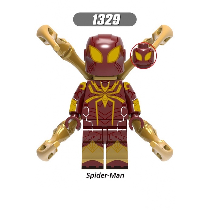 Mô Hình Đồ Chơi Lắp Ráp Lego Nhân Vật Người Nhện Marvel nano Thu Nhỏ