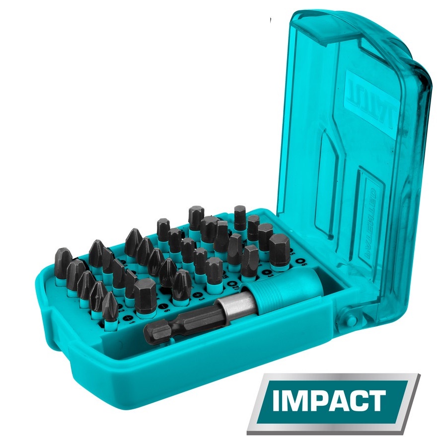 ĐỒ NGHỀ TOTAL Bộ 30 mũi bắt vít đa năng 25mm TACSD18306