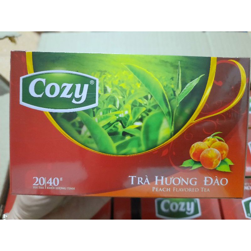 Cozy trà Hương Đào hộp 20 túi/40g