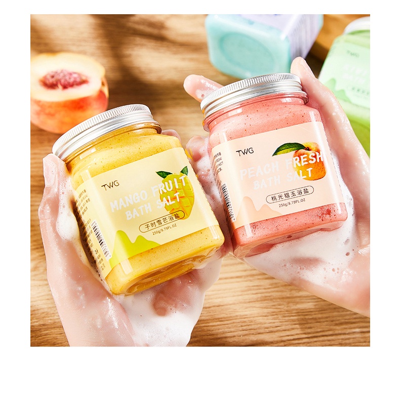 Muối Tắm Tẩy Da Chết Vị Hoa Quả Tẩy tế bào chết body DANA