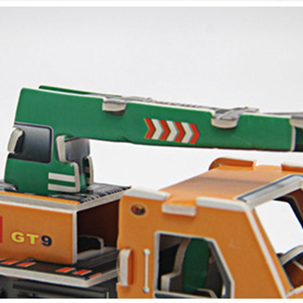 HARRIETT Mô Hình Đồ Chơi Lắp Ráp Xe Tải Hoạt Hình 3D DIY Sáng Tạo Cho Trẻ Em