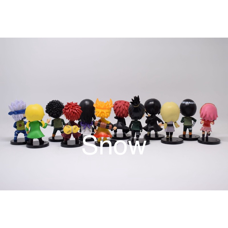 Mô hình Naruto - Bán lẻ tùy chọn 12 mẫu Naruto Kakashi Rock Lee Orochimaru Itachi Shikamaru Tsunade Sasori - Cao 7~8cm