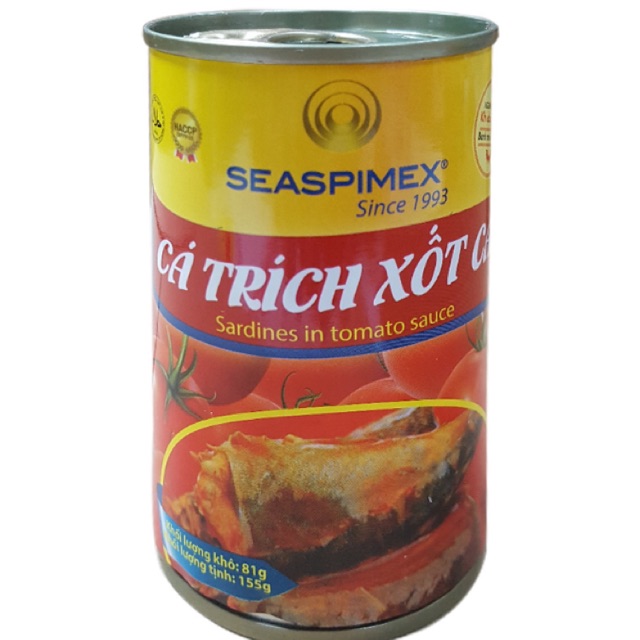 Cá trích sốt cà SeasPimex hộp 155g