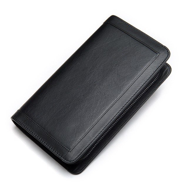 CLUTCH - VÍ CẦM TAY DA THẬT CÓ QUAI HÔNG - 154180
