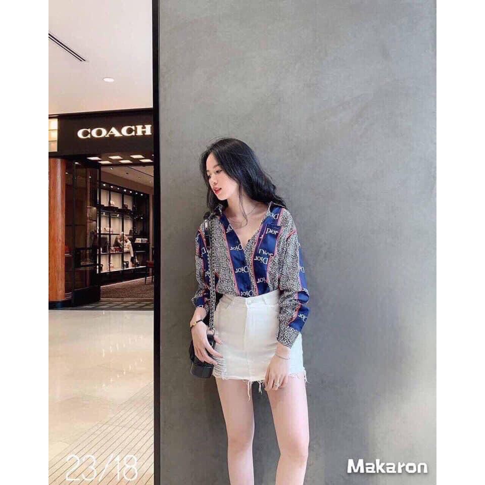 Chân Váy Jean Kaki Kèm Quần Hot Trend | BigBuy360 - bigbuy360.vn