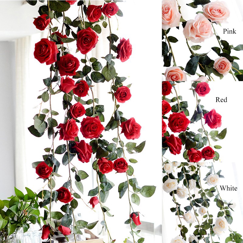 Bó hoa giả thiết kế xinh xắn dùng để trang trí nhà hoặc tiệc cưới