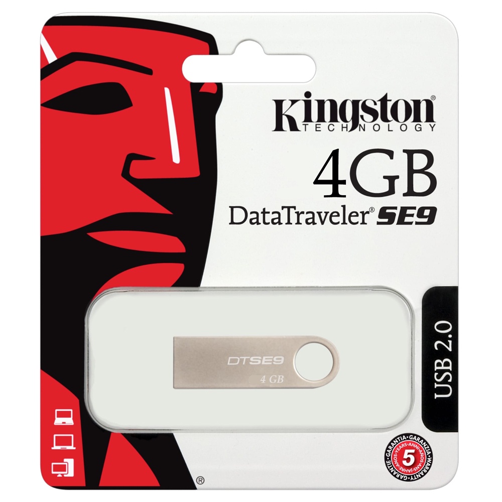 USB Kingston SE9 dung lượng 4GB, 8GB, 16GB, 32GB, 64GB nhỏ gọn chống nước và bền bỉ