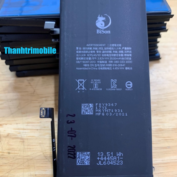 Pin 11 Bison dung lượng cao 3530mAh