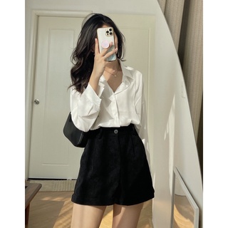 🌈FREESHIP 50K 🔥 Áo Sơ mi trắng basic oversized Celyn Clothes