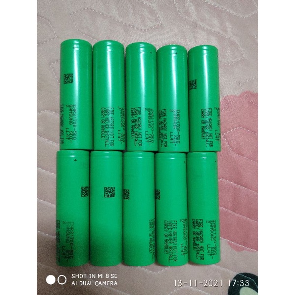 Pin Samsung 50G/ 48X/ LG M50 21700, dl 5000mah (cam kết chính hãng)