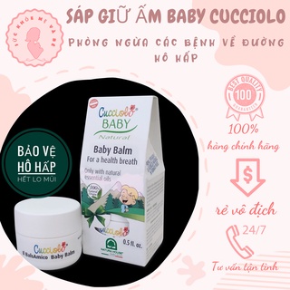 [Chính Hãng] Sáp giữ ấm Baby Balm Cucciolo - phòng ngừa các bệnh về đường hô hấp