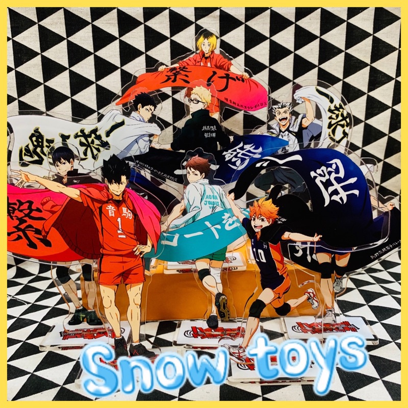 Mô Hình Standee acrylic anime hình Haikyuu - mô hình nhân vật haikyu Hinata Shoyo Sugawara Koshi Tobio