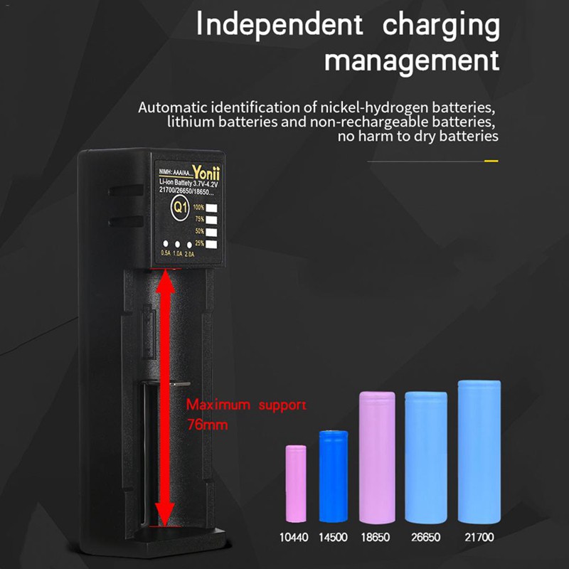 Bộ Sạc Pin 18650 26650 Usb Thông Minh Aa Aaa 2700