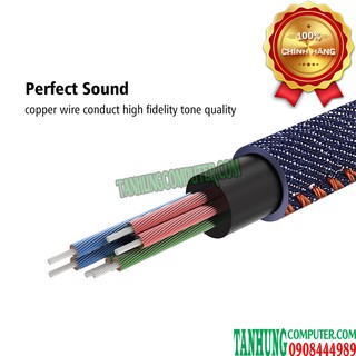 Cáp AUX 3.5mm dài 1M UGREEN 40402