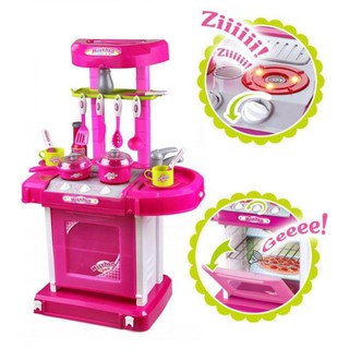 Đồ chơi bếp nấu ăn Kitchen 008-58: Có đèn, âm thanh (Không