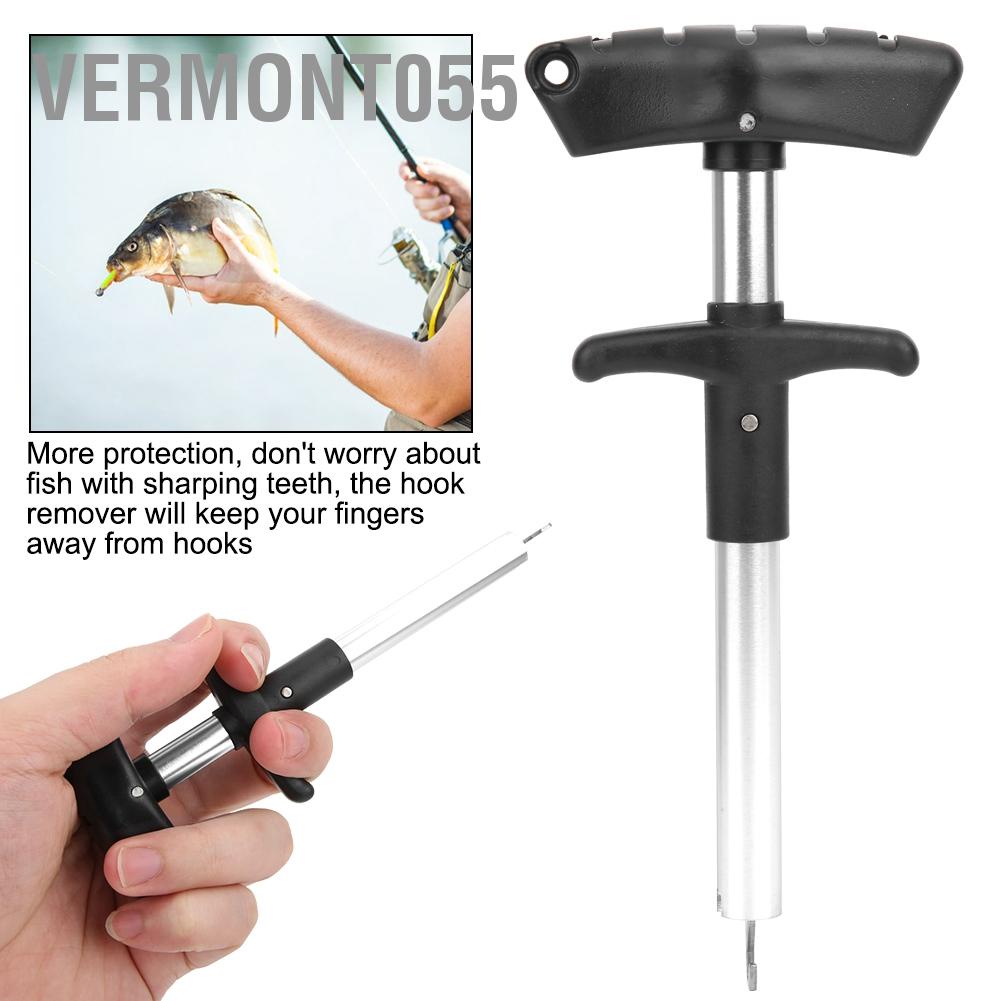 Hàng Hot Di động T ‑ Shape Hook Loại bỏ Công cụ Máy tách lưỡi Lưỡi câu Máy vắt nước Phụ kiện câu cá biển Hàng giao ngayVermont055