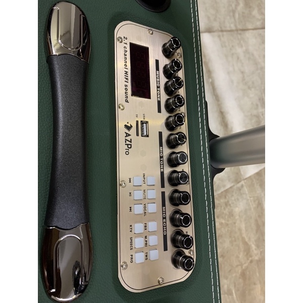 LOA KÉO CAO CẤP AZPRO AZ 316 LOA 5 ĐƯỜNG TIẾNG BASS 15 ÂM THANH 2.1-TẶNG KÈM 2 MICRO KARAOKE