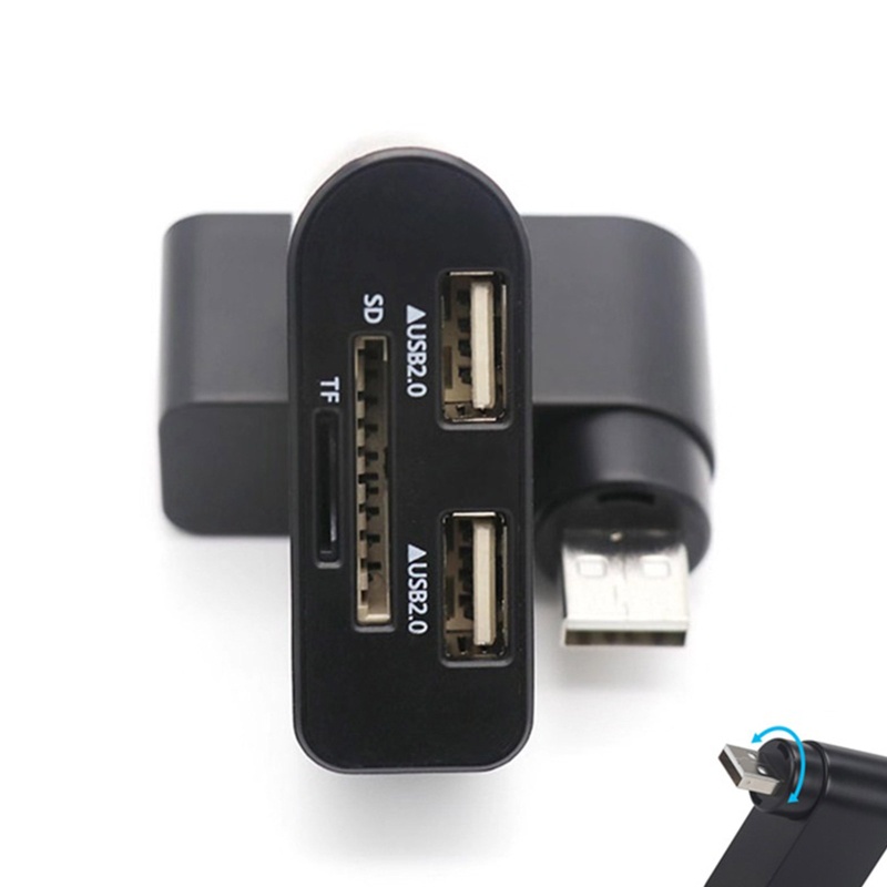 Bộ Chia Cổng USB 2.0 Kèm Đầu Đọc Thẻ Nhớ 480Mb
