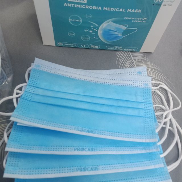 1 hộp khẩu trang PROCARE  / 50 chiếc