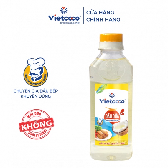 Dầu dừa nguyên chất 100% Vietcoco 250ml/500ml/1 lít
