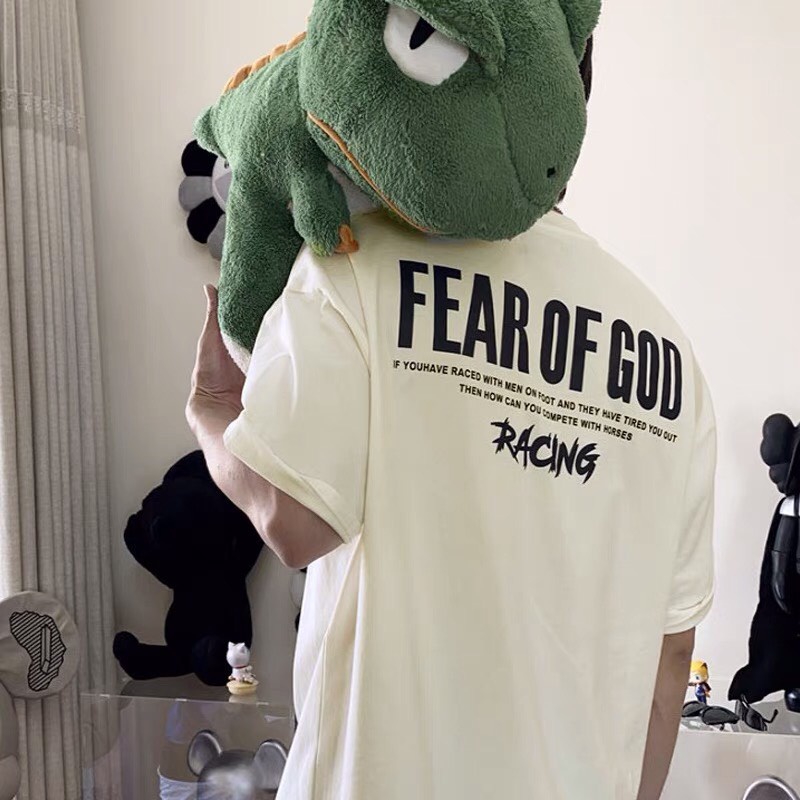 Áo phông Fear Of God, áo thun FG, chất cotton thoáng mát, form rộng, Dory store