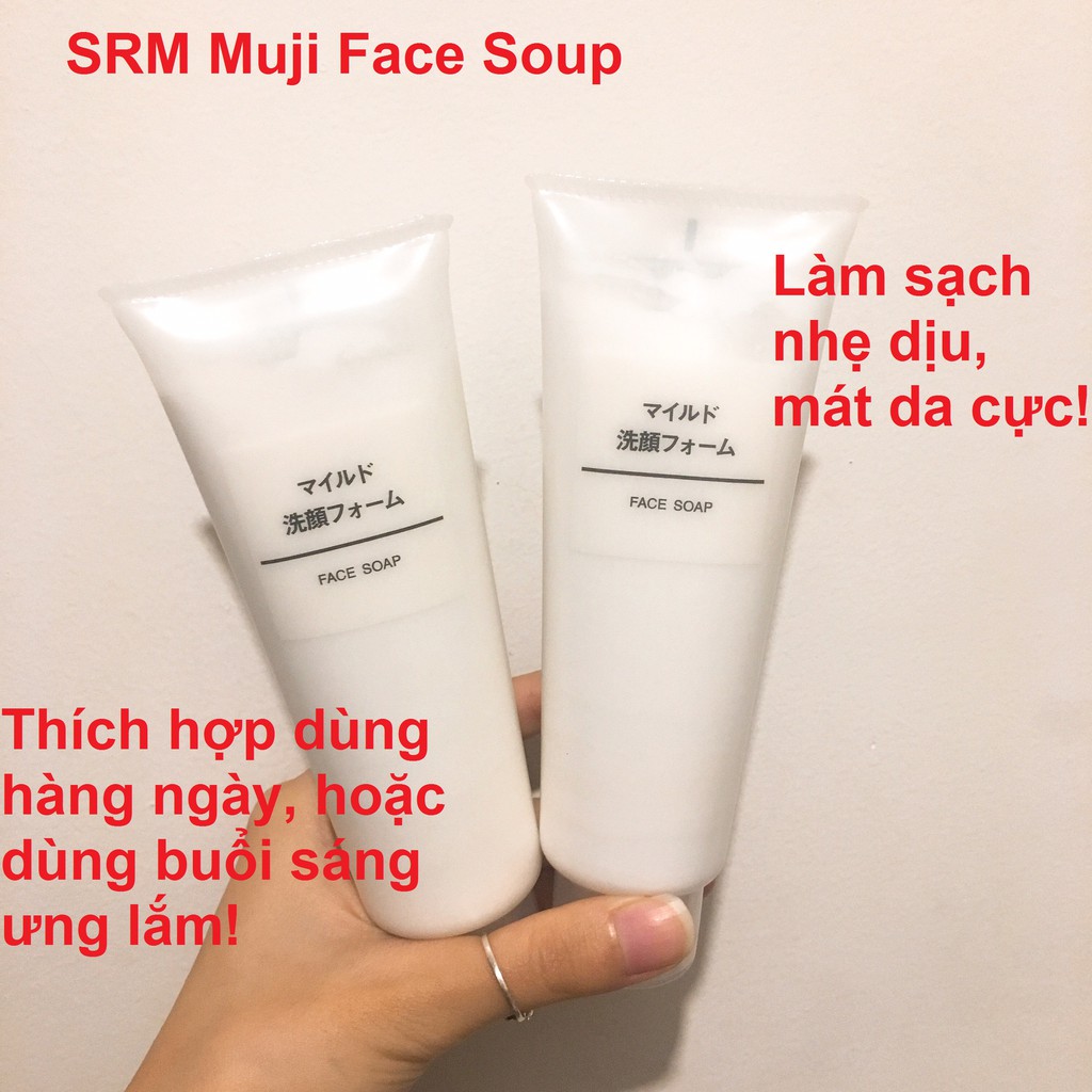 Sữa rửa mặt Muji Face Soap Nhật Bản