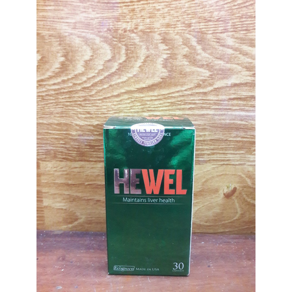 HEWEL - Chai 30 viên - hỗ trợ giải độc gan