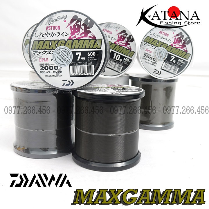 Cước Câu Nội Địa Nhật - DAIWA MAXGAMMA - Size Lớn săn hàng 600m