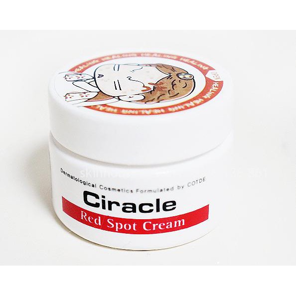 Kem làm giảm mụn sưng đỏ, mụn mủ, giúp giảm mụn, ngăn ngừa sẹo rỗ Ciracle Red Spot Cream 30g