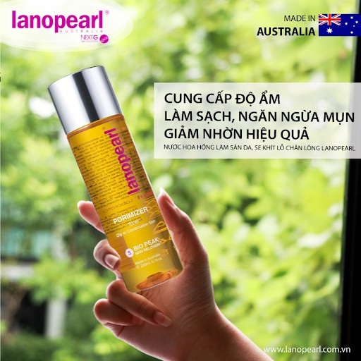 Nước Hoa Hồng Dành Cho Da Nhờn Và Hỗn Hợp Lanopearl(200ml)