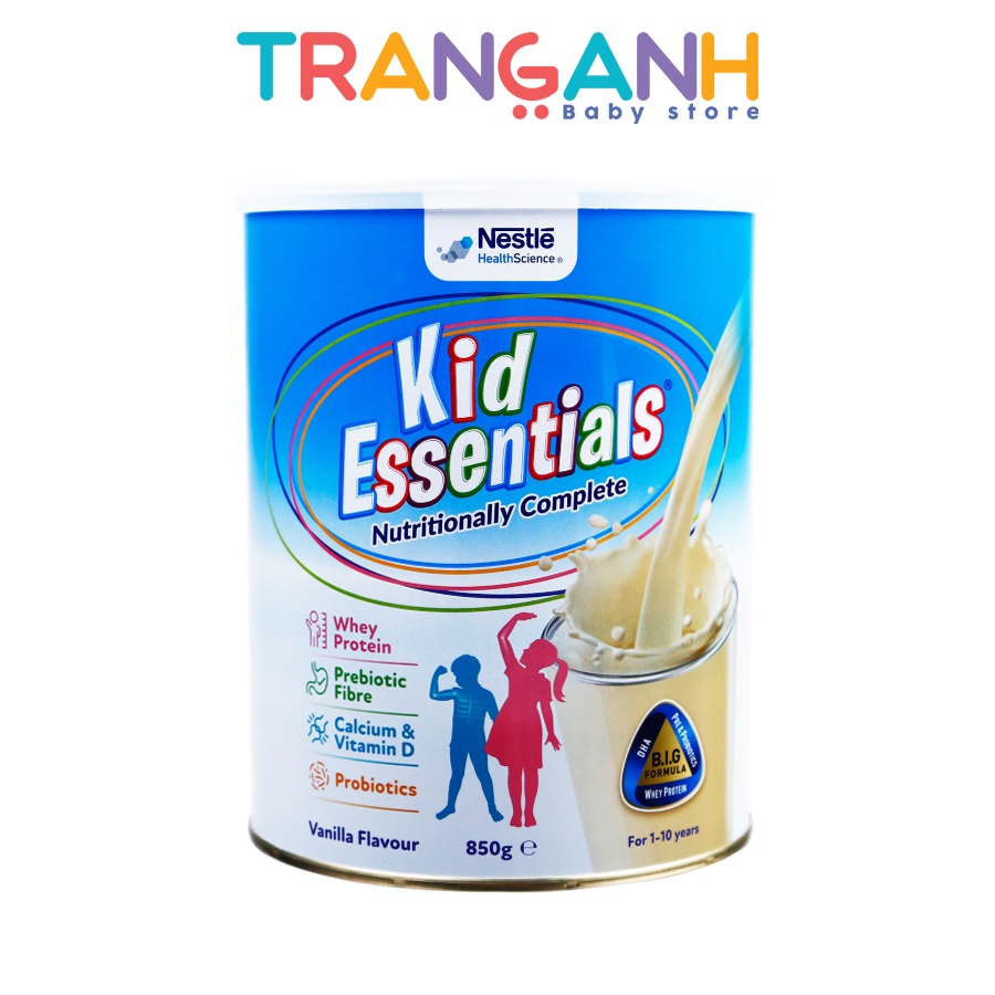 Sữa Kid Essentials Úc 850g tăng cân cho bé