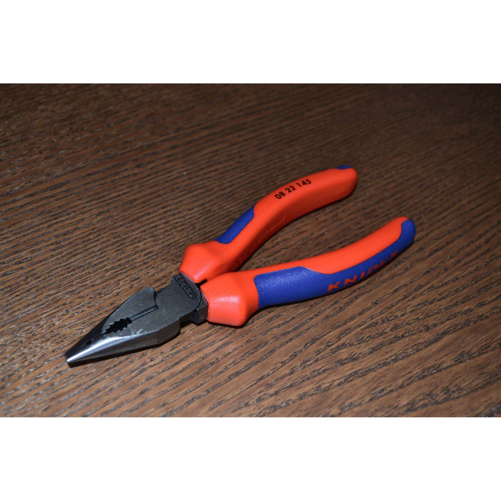 Kìm Knipex Đa Năng Mũi Thon Lưỡi Cắt 61 HRC - 08 22 145 / 08 25 145     _G7tools_