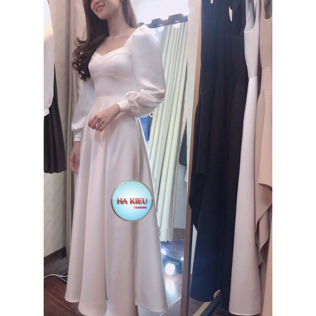 -HÀNG NHẬP KHẨU Đầm công chúa dự tiệc🔥Hàng cao cấp🔥maxi Trắng dài tay thiết kế siêu đẹp Liên hệ mua hàng 084.209.1989 | BigBuy360 - bigbuy360.vn
