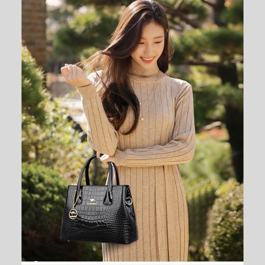 Túi xách nữ công sở to da bò cao cấp hàng hiệu đẹp rẻ đeo chéo Hàn Quốc Size 31cm KD39  Kaidio.