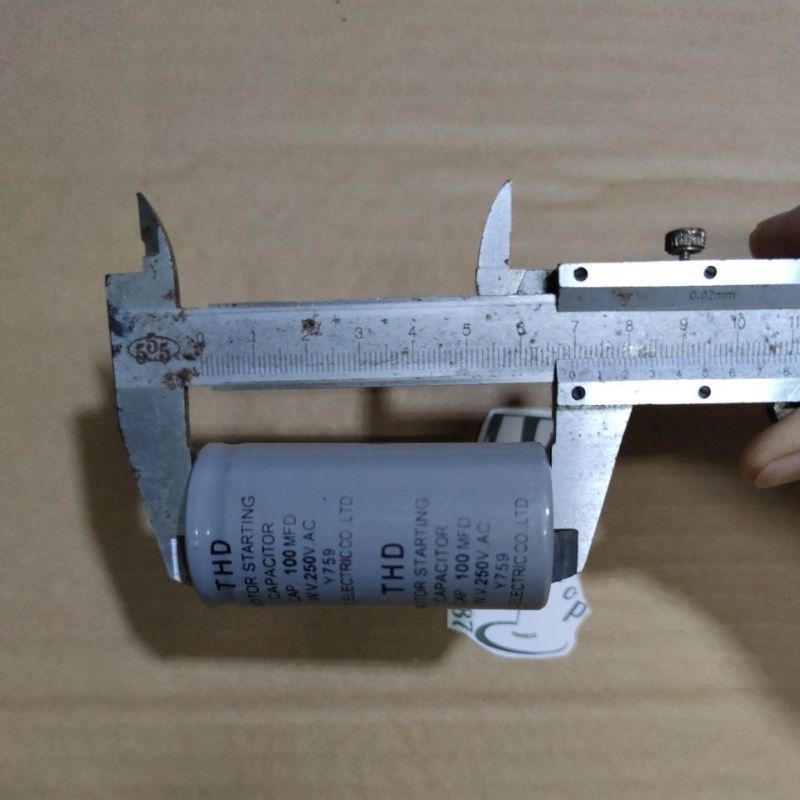 tụ khởi động - tụ cọc  100uf 250vac