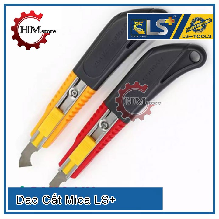 Dao Cắt Mica Lưỡi Cong LS+ - Dao Rọc Cắt Mica, Dao Cắt Nhựa Giá Rẻ LS