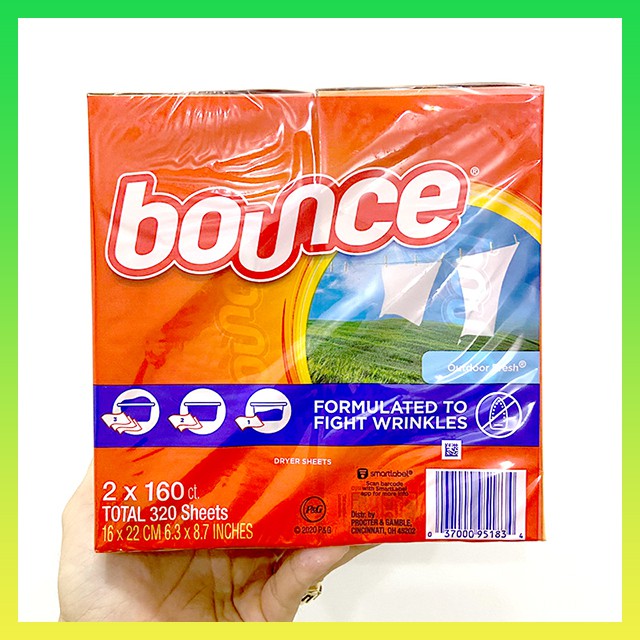 [ Tách lẻ ] Giấy thơm quần áo Bounce Mỹ