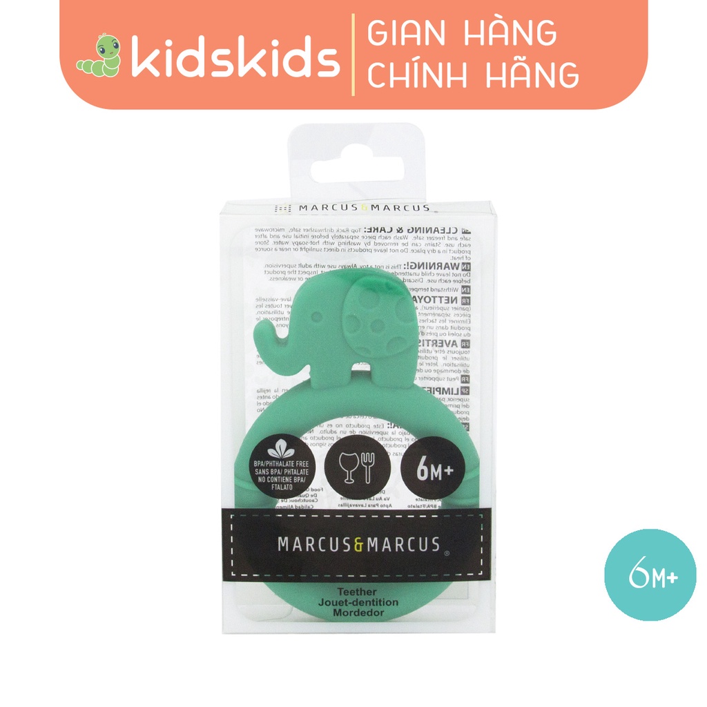 Đồ gặm nướu silicon cho bé Marcus & Marcus, từ 6 tháng - Ollie
