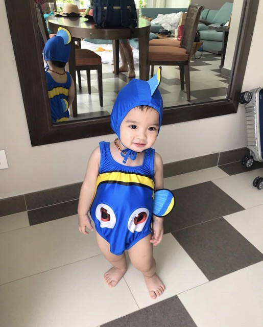 Bộ đồ bơi/bikini cá nemo cho bé trai/ bé gái